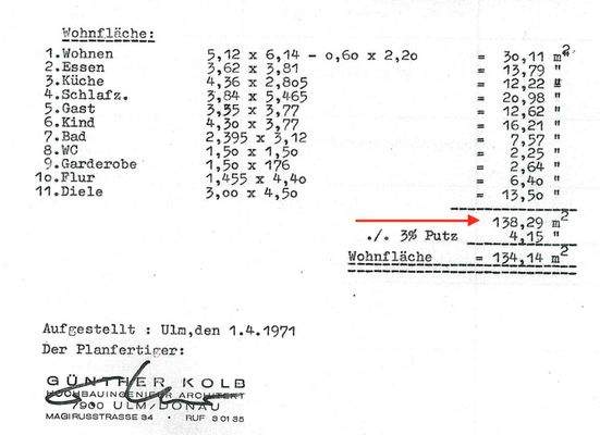 Wohnfläche Erdgeschoss