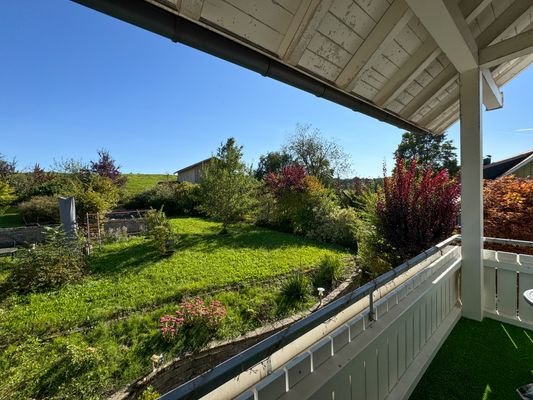 Ausblick vom Balkon