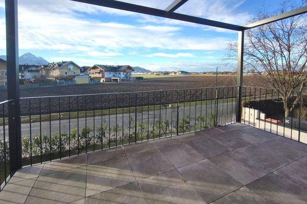 Schöner Weitblick vom Balkon 