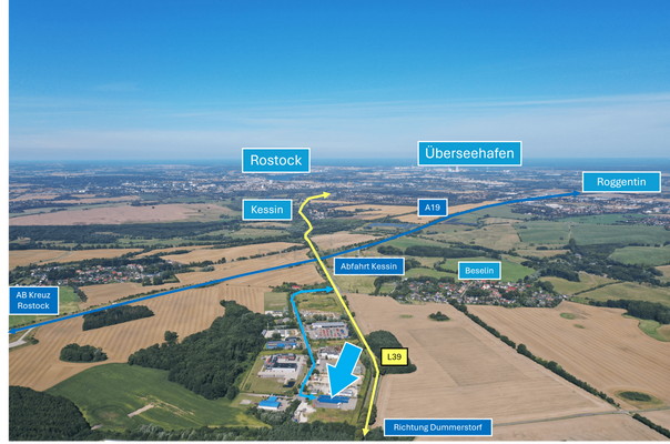 Richtung Rostock