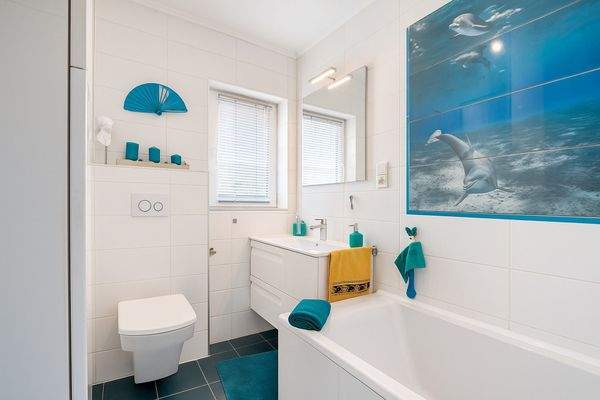 Badezimmer im Obergeschoss