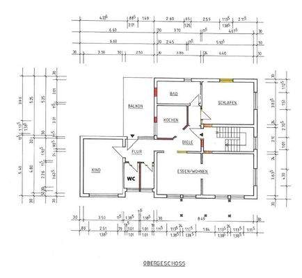 Grunsriss Obergeschoss