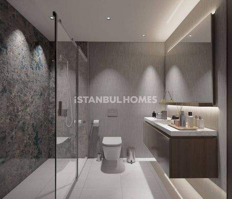 Elegant Flats within a Sea View Project in Buyukcekmece