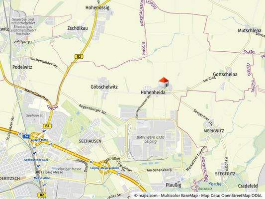 Geolyzer Kartenausschnitt