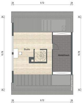 Grundriss Spitzboden