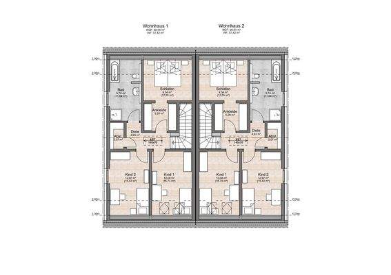 DH Simply Slim Grundriss Dachgeschoss