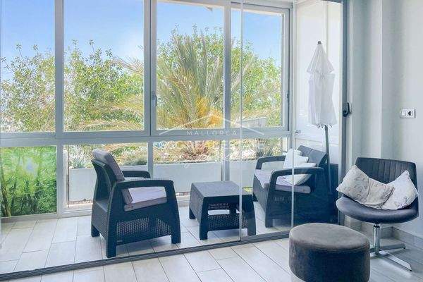 Geschlossener Balkon