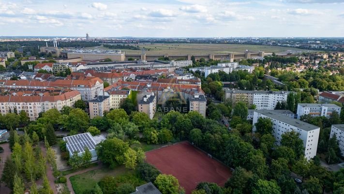 Blick auf's Tempelhofer Feld