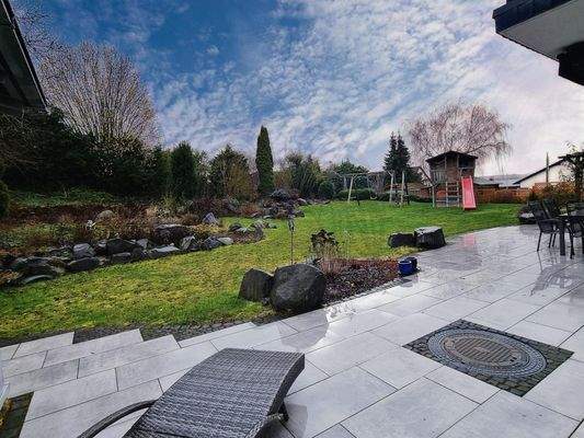 Terasse und Garten