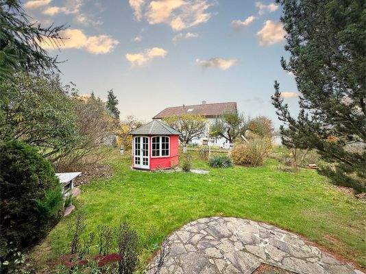 Blick in den schönen Garten