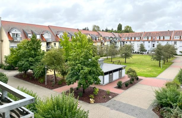 Blick vom Balkon