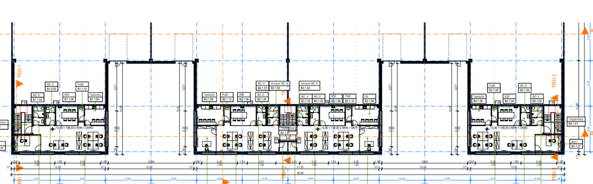 Grundriss Halle A 1. OG