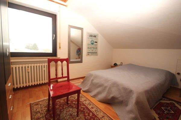 Das Schlafzimmer trotz...