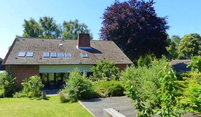 Rückseite des Hauses