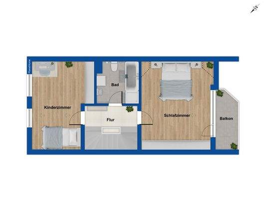 Grundriss - Obergeschoss