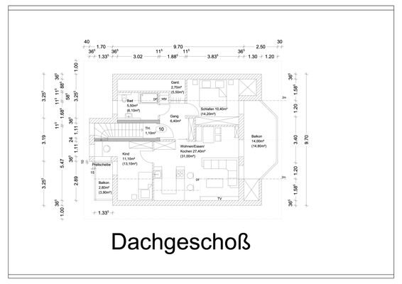 Grundriss DG Alternative