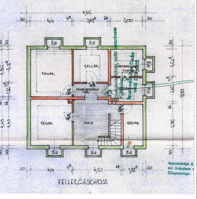 Grundriss Vollkeller 