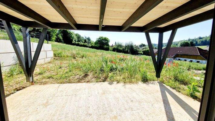 überdachte Terrasse Haus 2