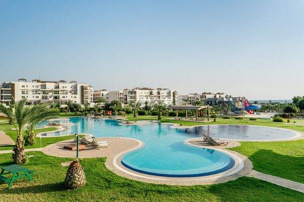 Apartments in a Complex with Private Beach in North Cyprus
