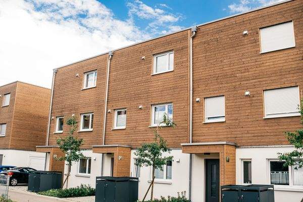 Ansicht des Eingangs (linke Wohneinheit)