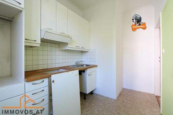 separate einfach gestaltete Einbauk&#252;che