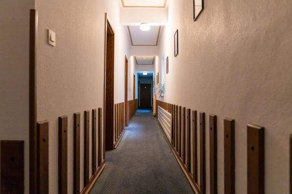 Flur zu den Gästezimmern