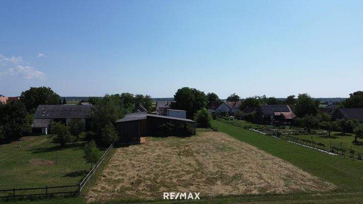 Drohnenansicht Wiese