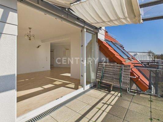 Balkon in Südausrichtung