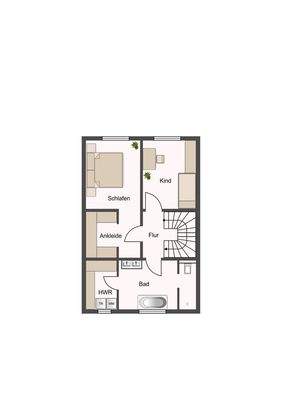 Grundriss Obergeschoss