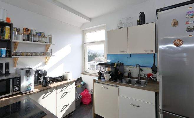 Küche im Dachgeschoss