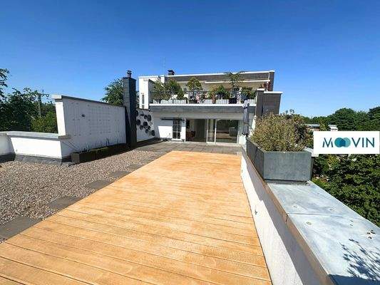 Ansicht I: Dachterrasse