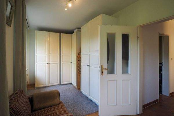 ..mit derzeitiger Ankleide