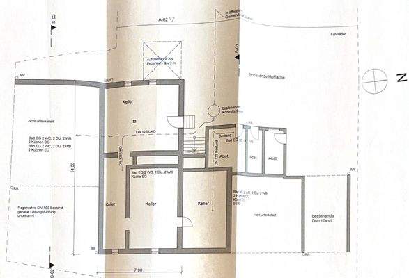 Grundriss Keller