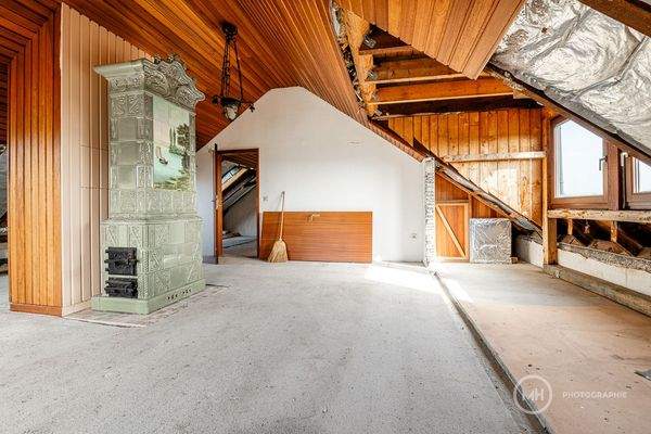 Schlafraum im Dachgeschoss