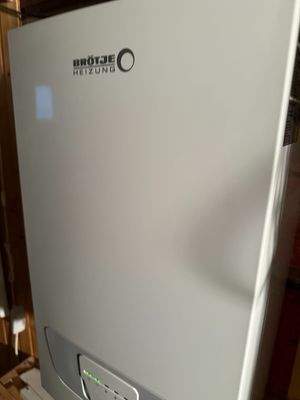 moderne Gasheizung von 2017