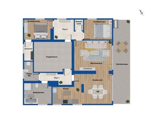 Grundriss  Umbauvariante