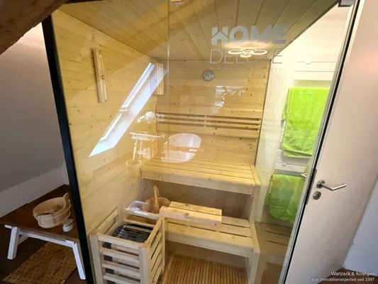 Sauna im Badezimmer