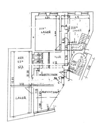 Grundriss Souterrain