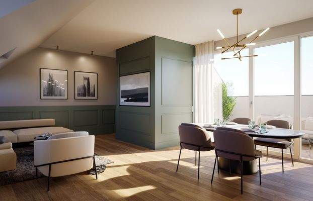 Visualisierung Wohnen, Essen, Kochen