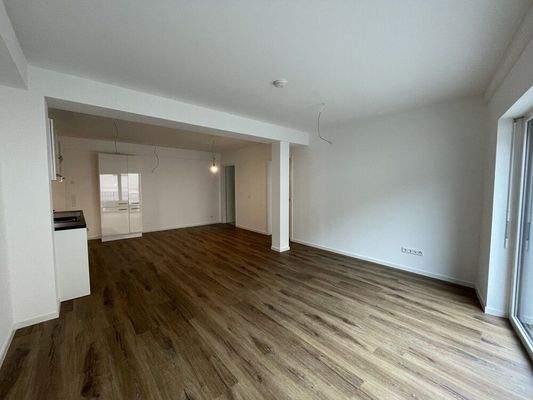 Offener Wohn-, Ess- und Kochbereich