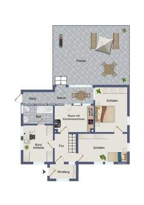 Grundriss EG (kein Maßstab)