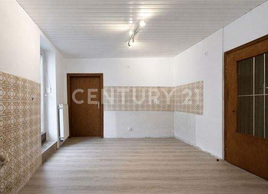 Küche im Erdgeschoss, Ansicht zur Arbeitsfläche