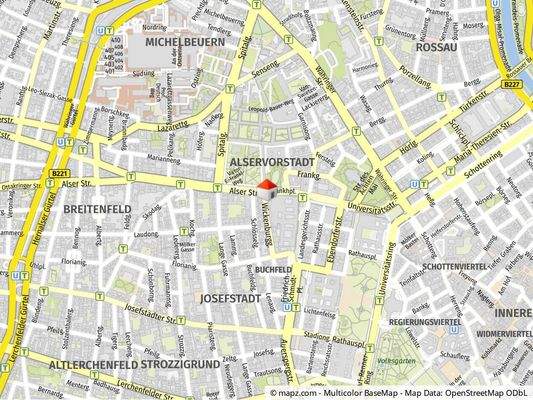 Geolyzer Kartenausschnitt