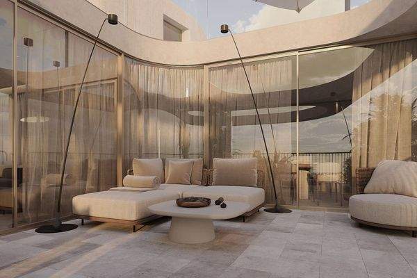 Terrasse beim Wohnbereich