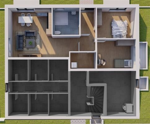 Grundriss Whg. Nr. 1