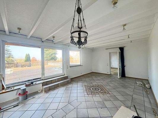 Wintergarten mit Zugang zur Dachterrasse