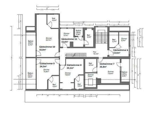Grundriss Obergeschoss