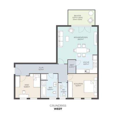 Grundriss WE07