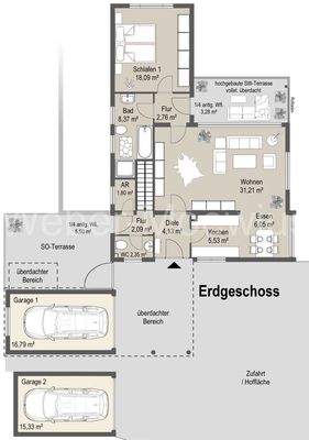 3477 Grundriss Erdgeschoss