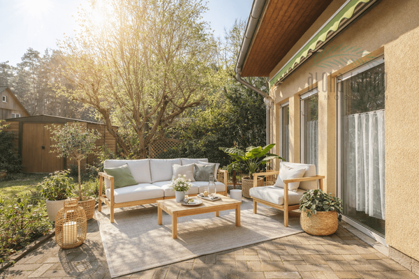 Sommervisualisierung Terrasse